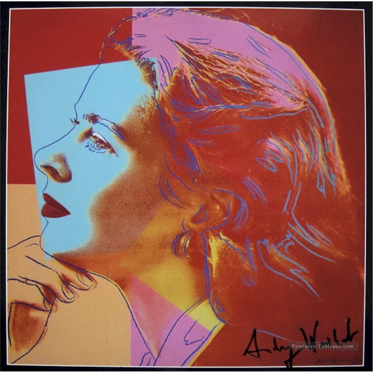Ingrid Bergman comme Herself 2 POP artistes Peintures à l'huile